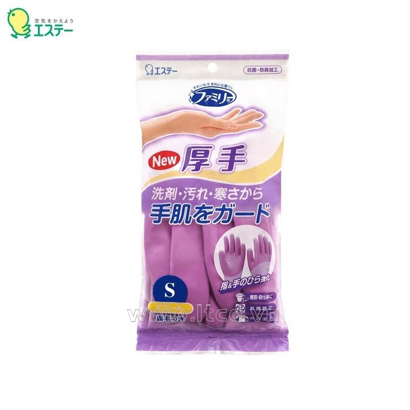 Găng tay cao su tự nhiên cao cấp Shaldan Vinyl  size S/P- Màu tím