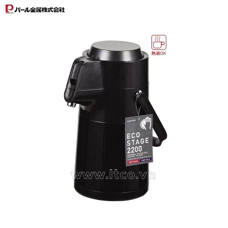 Phích giữ nhiệt Eco Stage 2.2L - Đen