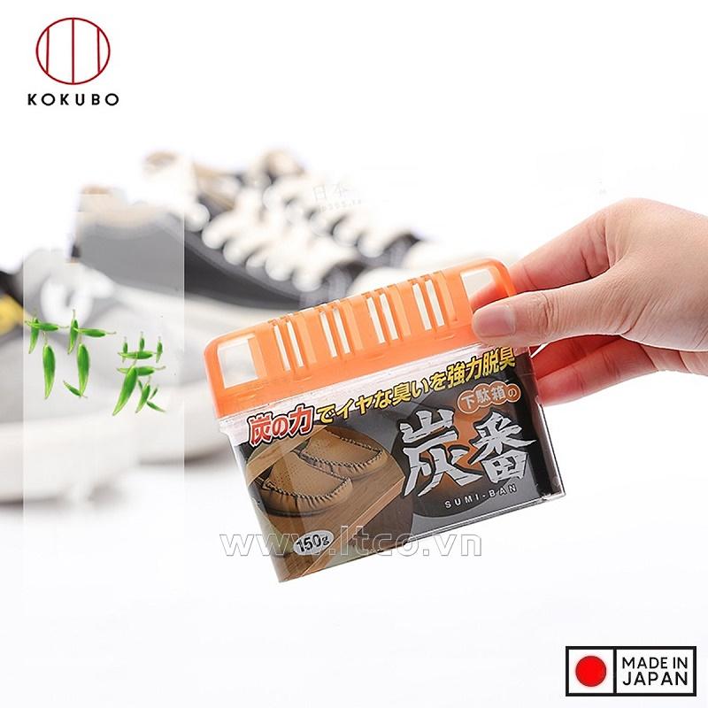 Sáp khử mùi tủ giày - than hoạt tính Kokubo 150g