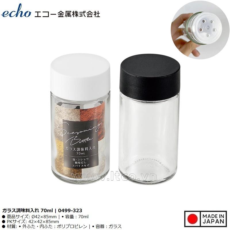 Lọ đựng gia vị bằng thủy tinh Echo Metal