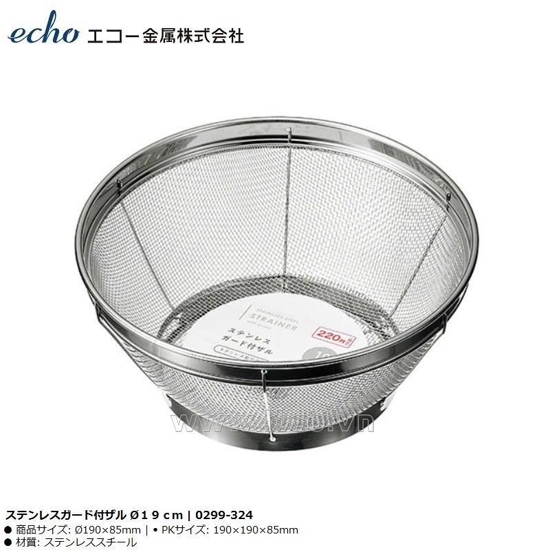 Rổ inox tròn đáy sâu Echo Metal Ø19cm