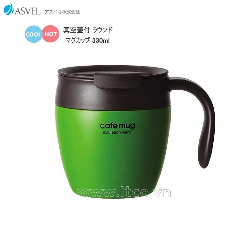 Cốc giữ nhiệt Antique Cafe Mug 330ml - Màu xanh