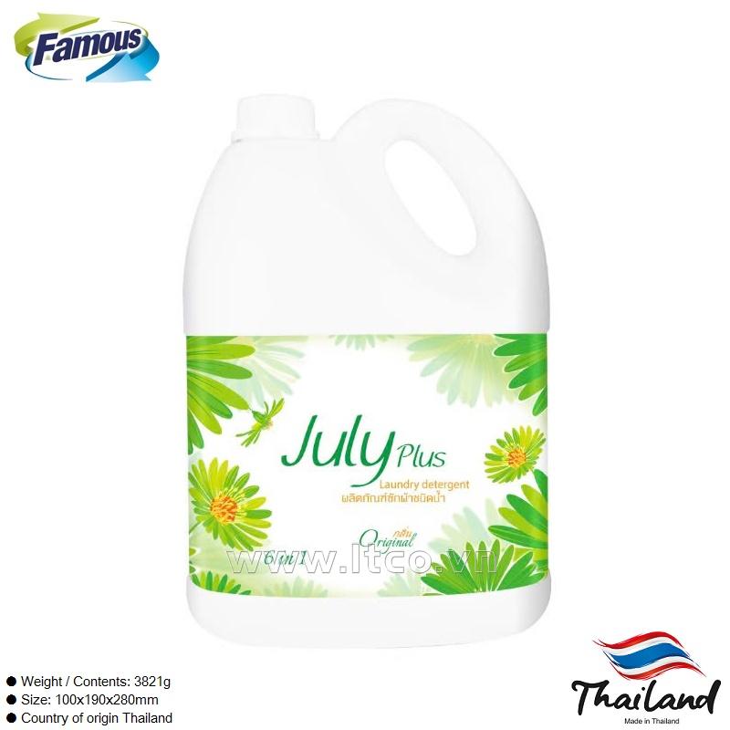 N­ước giặt xả cao cấp 6 in1 July Plus Original 3.5L