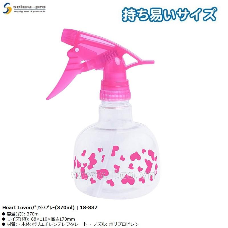 Bình xịt phun sương Seiwa Pro Heart Loven 370ml