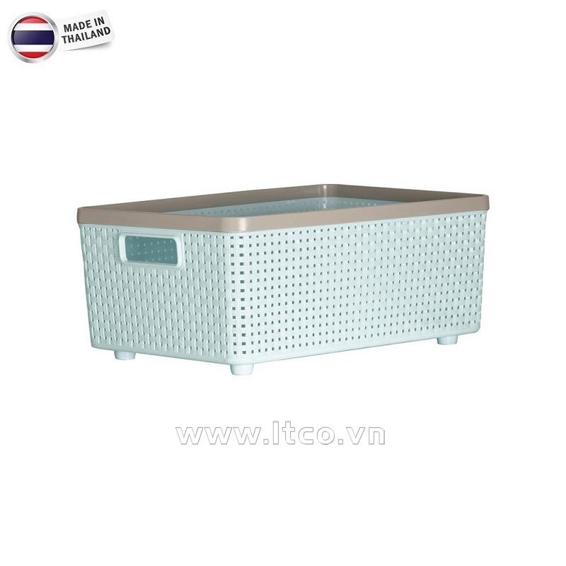 Rổ nhựa chữ nhật DKW Size lớn (L)