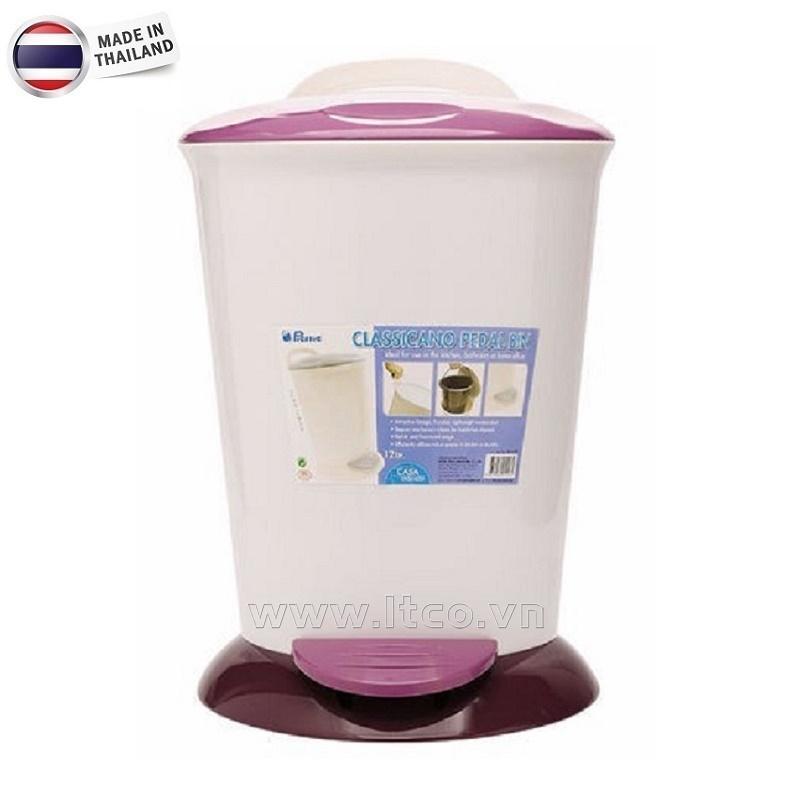 Thùng rác chân đạp có tay cầm Picnic 12.0L