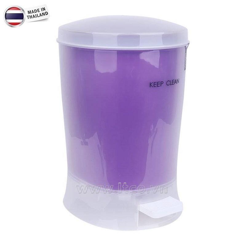 Thùng rác Sang Ah 2 lớp có chân đạp - 12L
