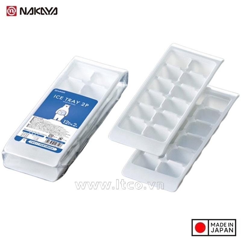 Set 02 khay làm đá, làm thạch 12 viên Nakaya