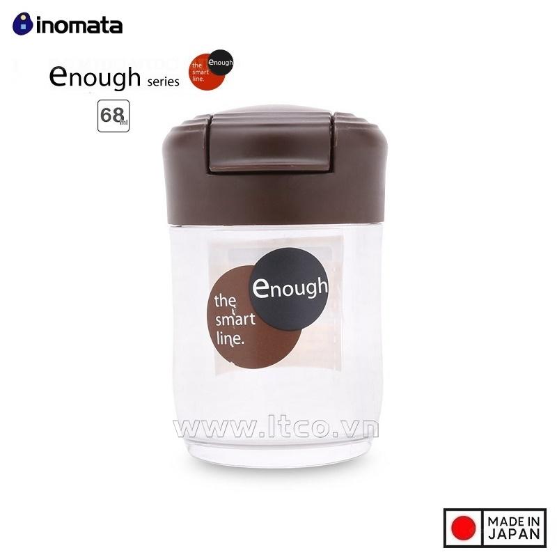 Hộp đựng gia vị Inomata Enough 68ml - Màu nâu