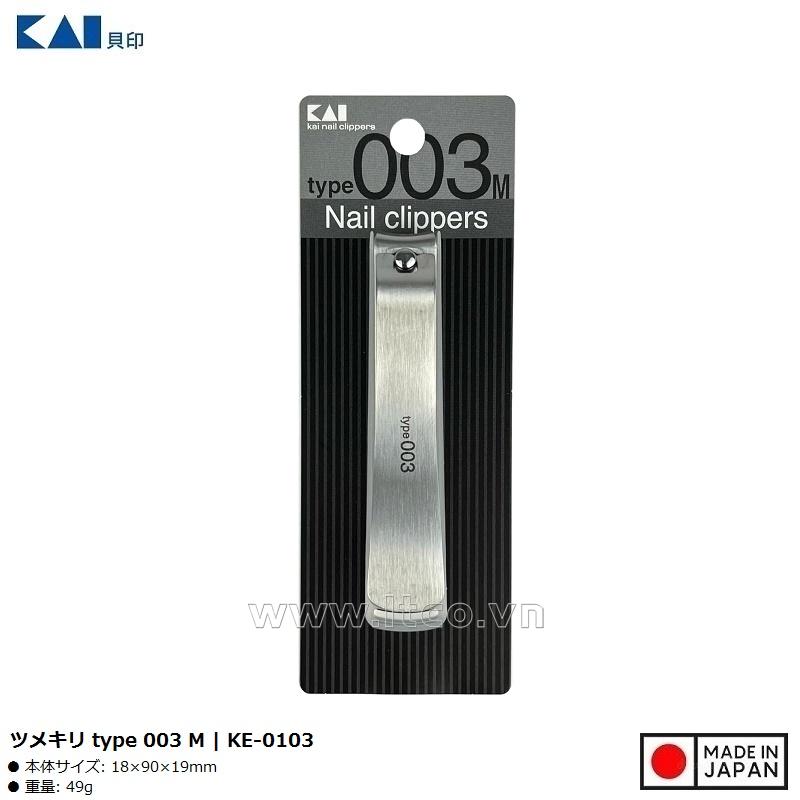 Bấm móng tay cao cấp KAI Type 003 size M