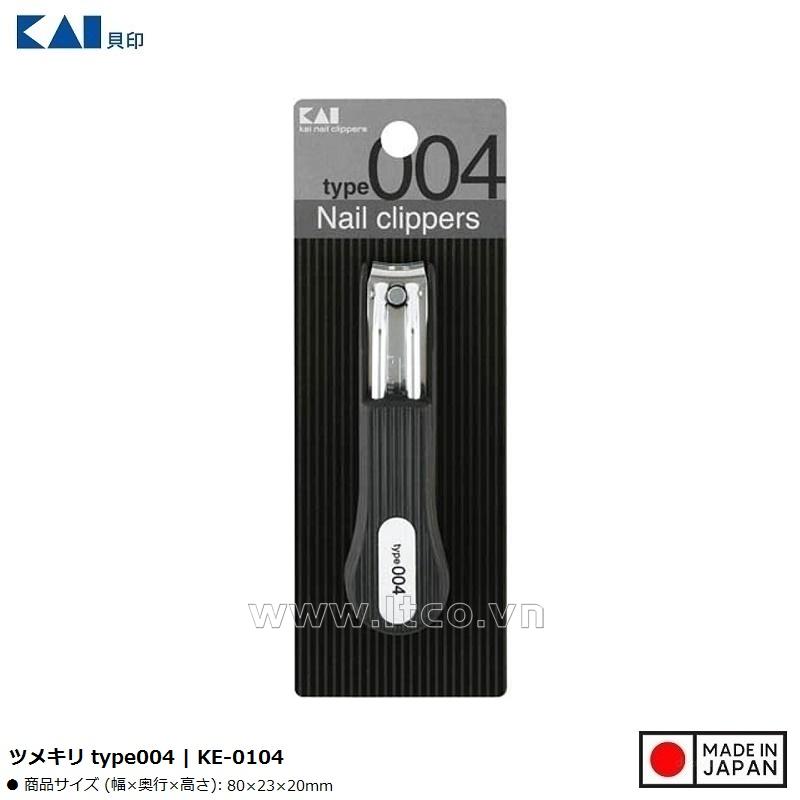 Bấm móng tay cao cấp Kai Type 004 Clear