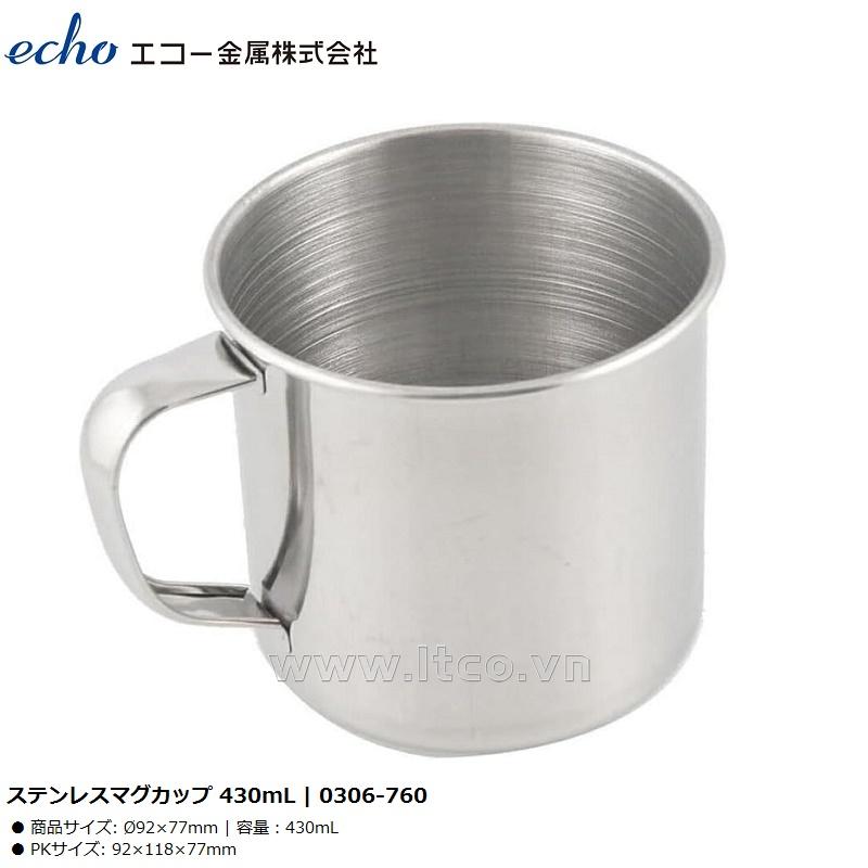 Cốc inox Echo Metal 430mL