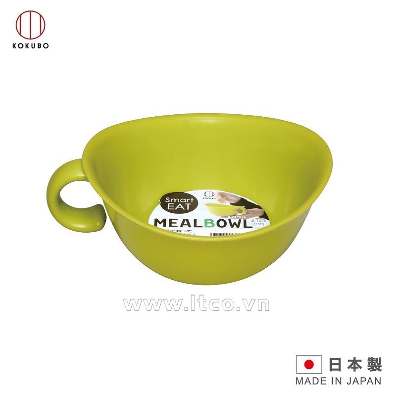 Bát ăn cho bé có quai Kokubo Meal Bowl Ø15cm - Màu xanh lá