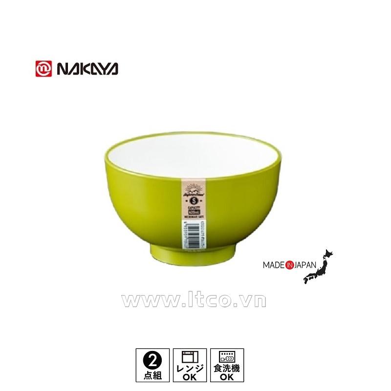 Bát nhựa Nakaya  màu xanh 420ml