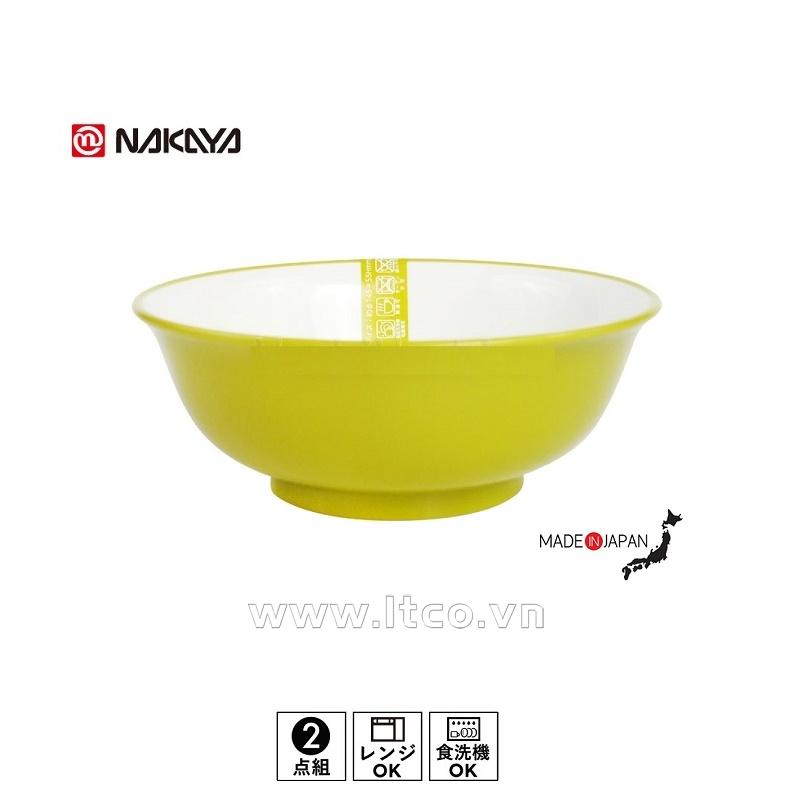 Bát nhựa Nakaya màu xanh 500ml