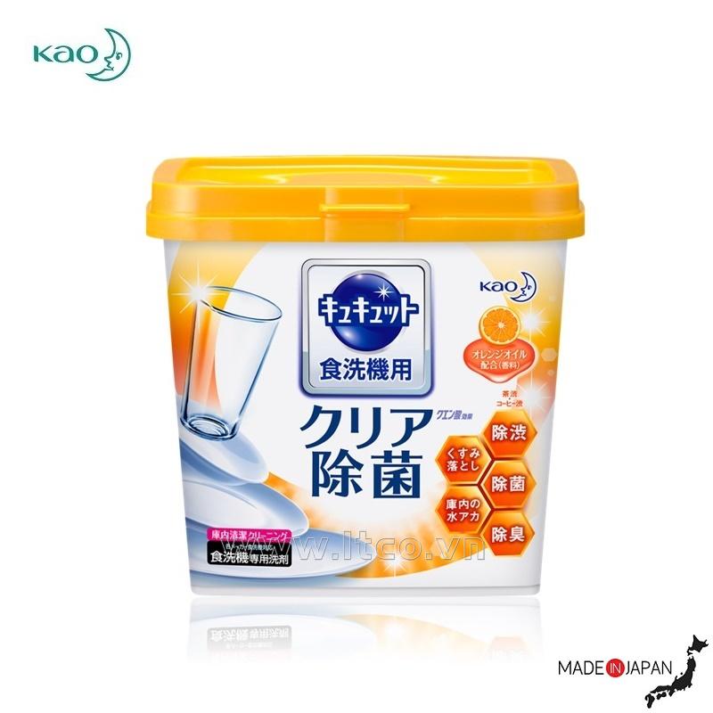 Bột rửa bát Kyukyuto chuyên dụng cho máy rửa chén bát 680g - Hương cam
