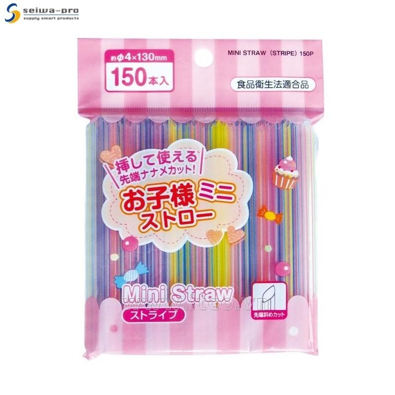 Set 150 chiếc ống hút Mini Straw Ø4mmx130mm
