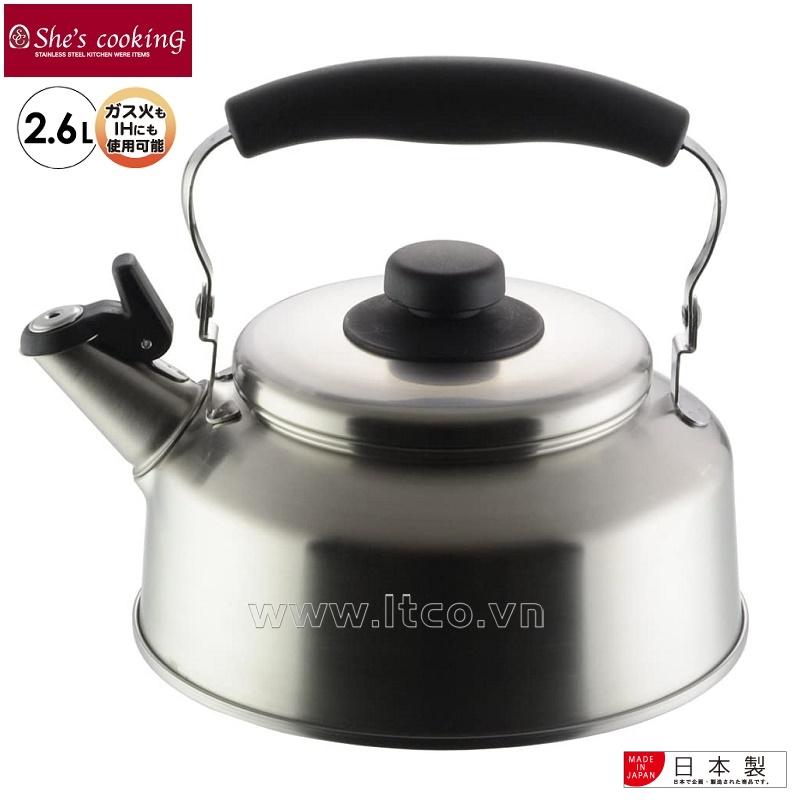 Ấm đun nước bếp từ Whistleblower Kettle 2.6L - Có còi báo sôi