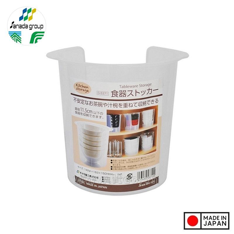 Khay đựng bát đĩa cất gọn Sanada Ø14.9cm