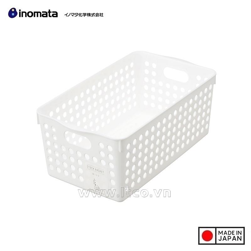 Rổ đựng đồ đa dụng Inomata size M - White