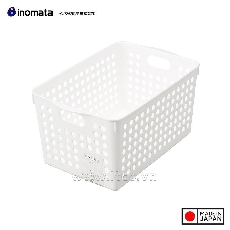 Rổ đựng đồ đa dụng Inomata size XL - White