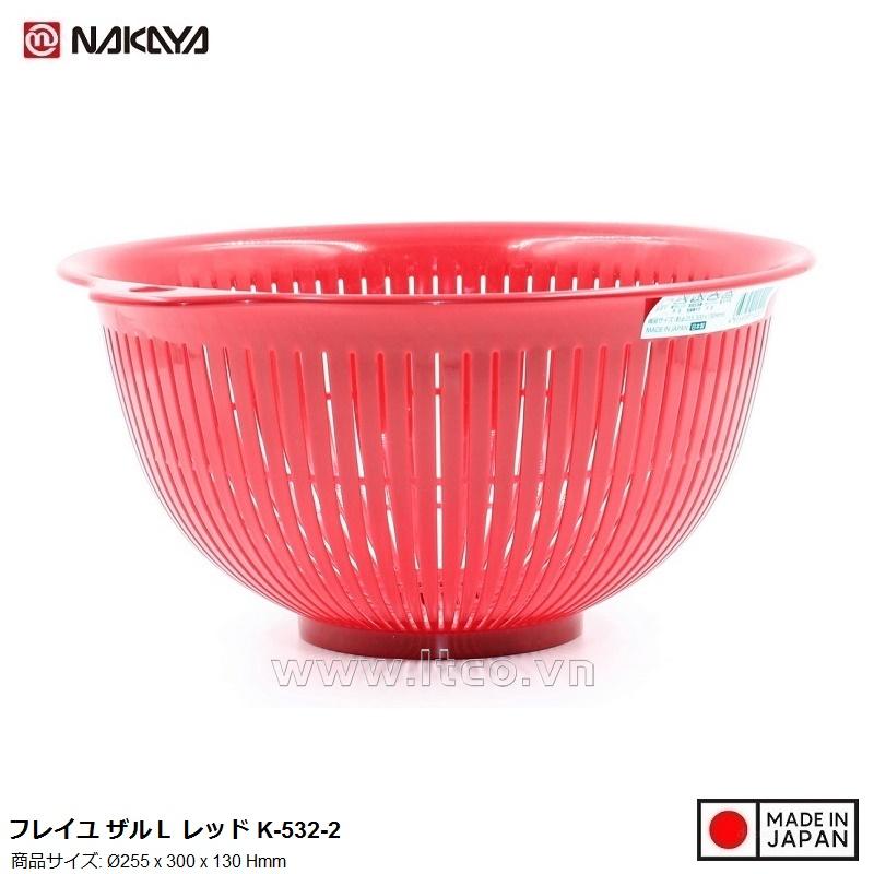 Rổ lót Nakaya Freille size L - Màu đỏ