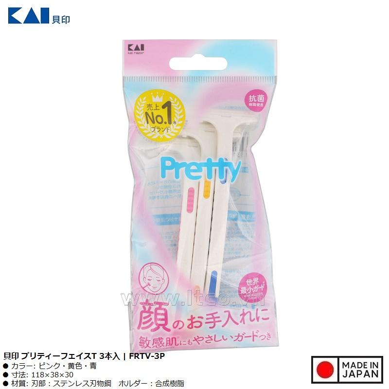 Set 03 chiếc dao cạo mặt Pretty Face