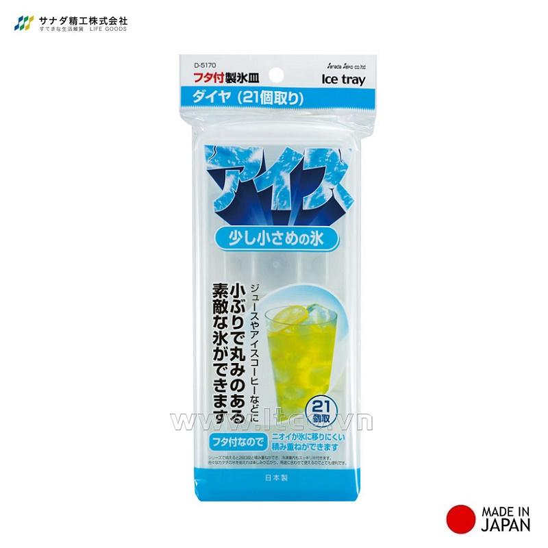 Khay đá có nắp Sanada Seiko 21 viên
