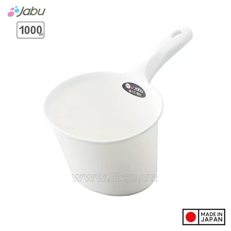Gáo múc nước Ag+ Jabu 1 lit - Màu trắng