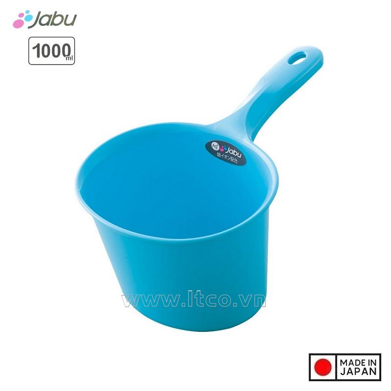 Gáo múc nước Ag+  Jabu 1 lit - Màu xanh
