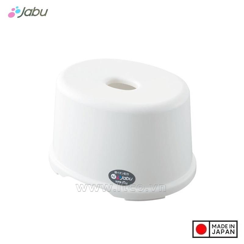 Ghế nhựa phòng tắm Ag+ Jabu - Màu trắng