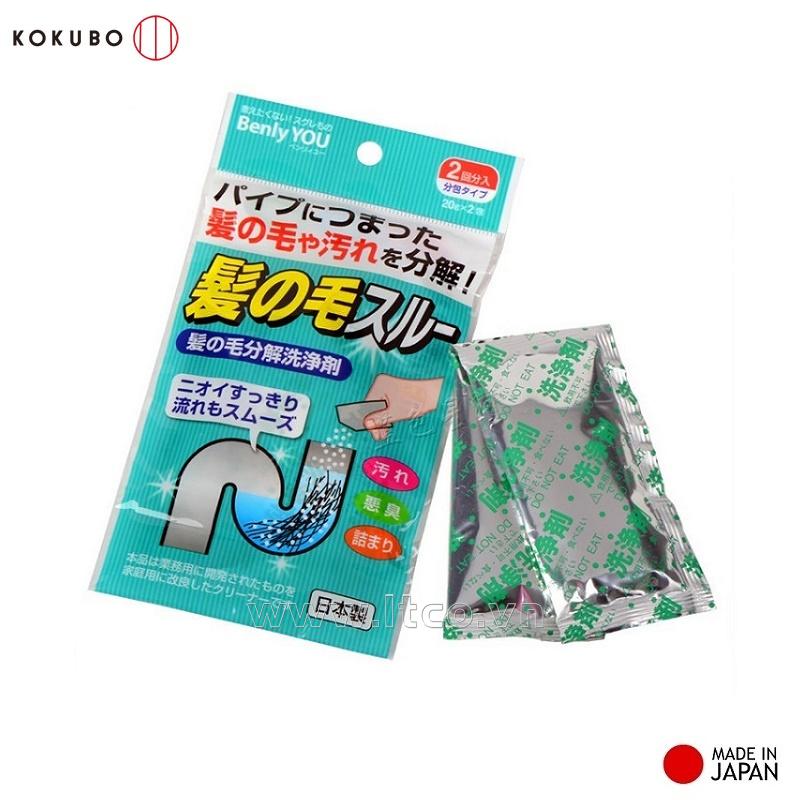 Bột tiêu, khử tóc trong đường ống vệ sinh