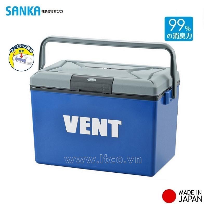 Thùng đá giữ nhiệt đa năng Vent Master Cool 17L -màu xanh