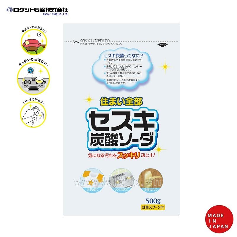 Bột tẩy trắng Baking Soda Sesuki Rocket 500g