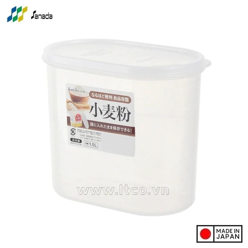 Hộp đựng thực phẩm tiện lợi Sanada Seiko 1.5L