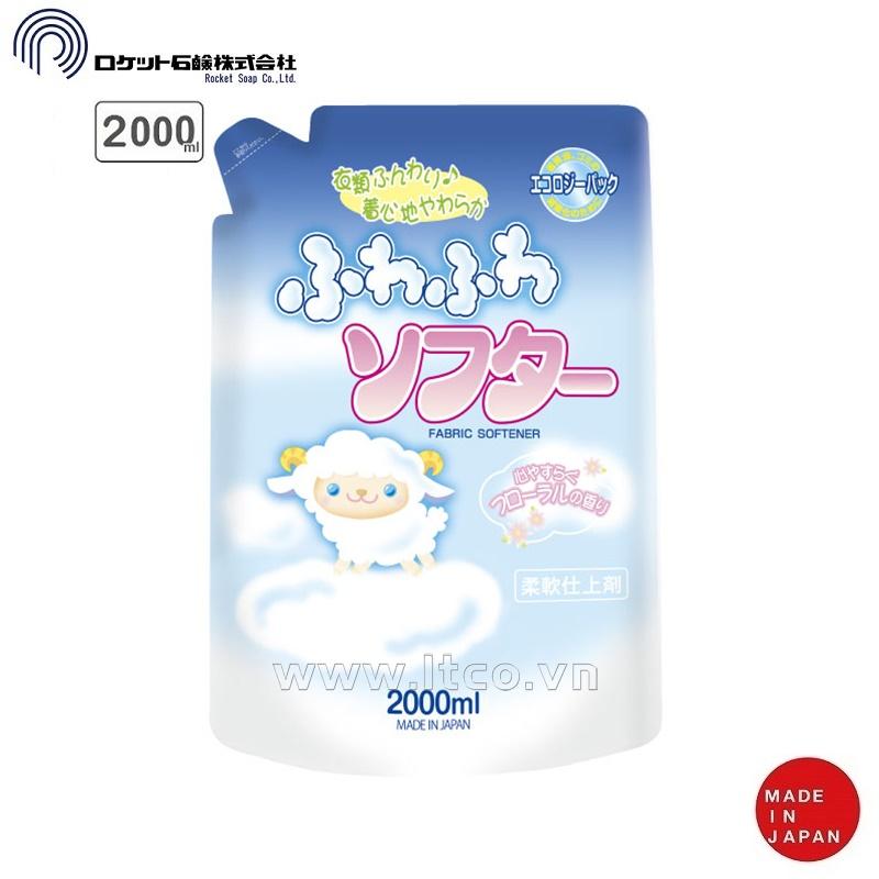 Nước xả làm mềm vải Rocket Fuwa Eco Pack 2.0L