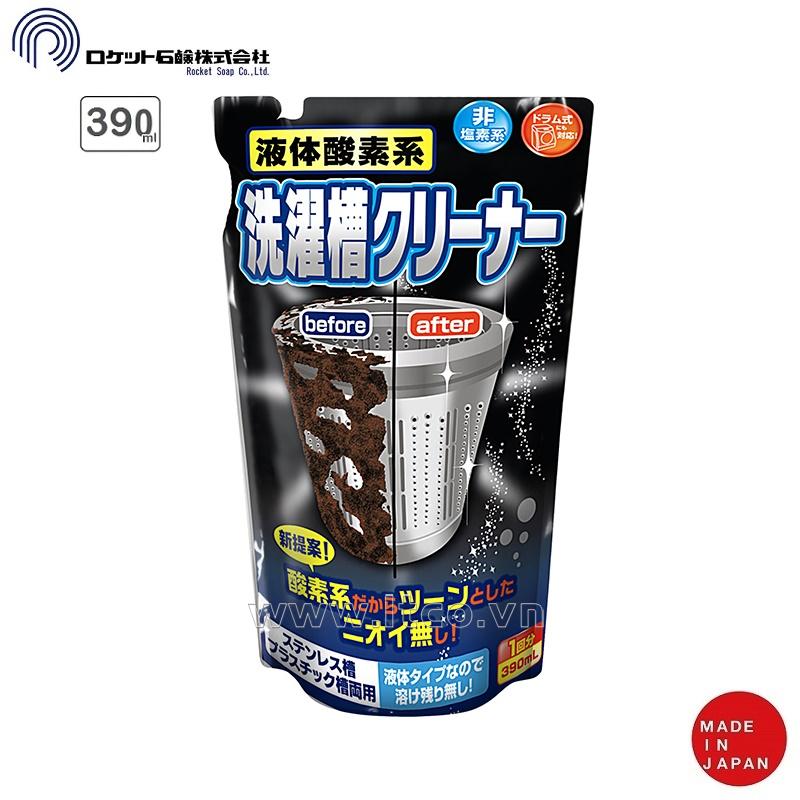 Túi nước tẩy lồng máy giặt siêu sạch Rocket 390ml