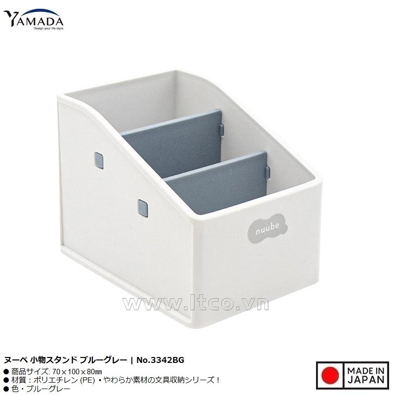 Khay đựng đồ dùng văn phòng 03 ngăn Neuube - Xám xanh