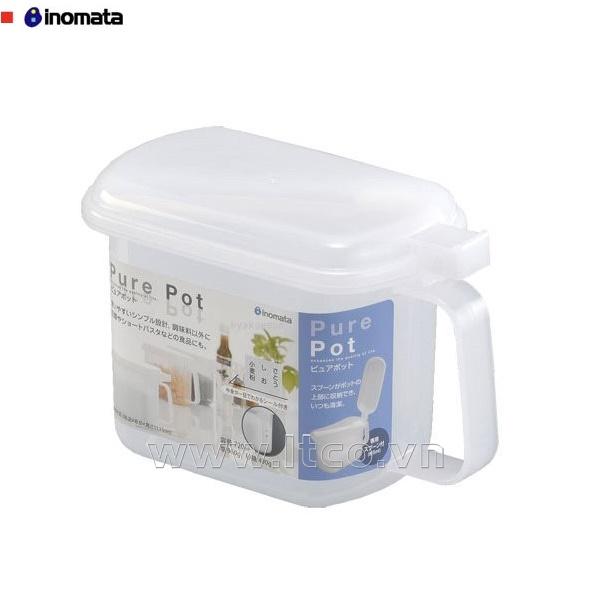 Bộ hộp gia vị kèm thìa 720ml - Màu trắng