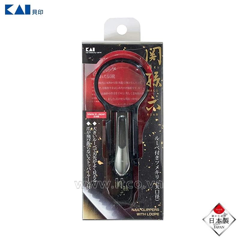 Bấm móng tay cao cấp có kính lúp Kai Magoroku size M
