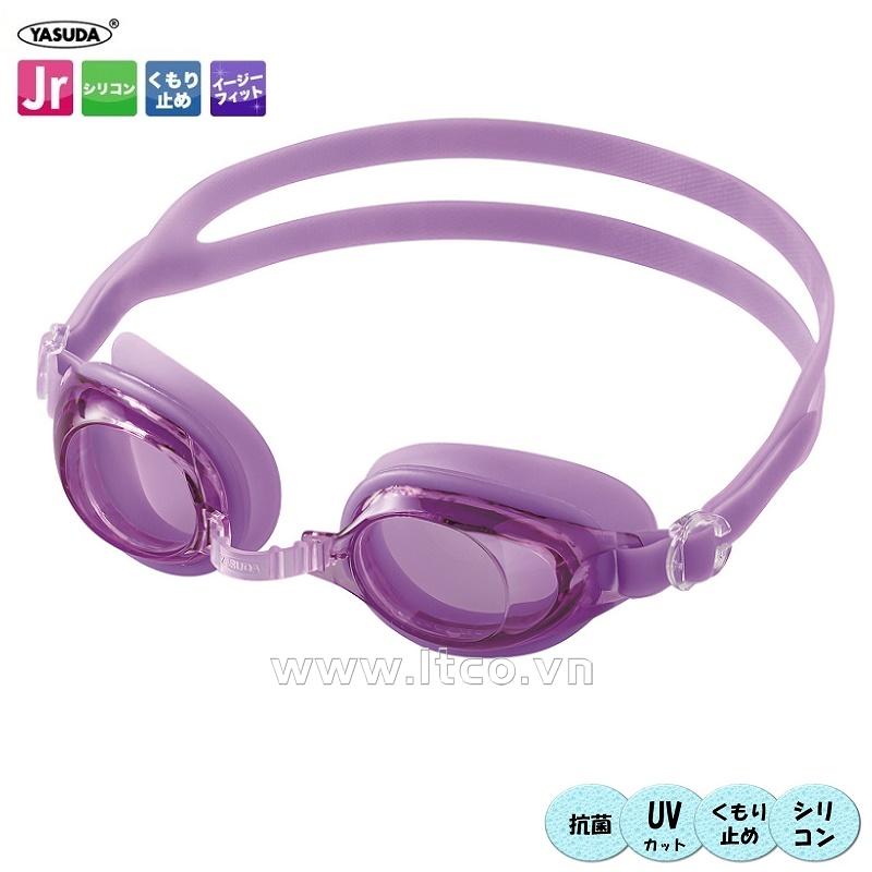 Kính bơi kháng khuẩn, chống tia UV & sương mù Yasuda - Tím