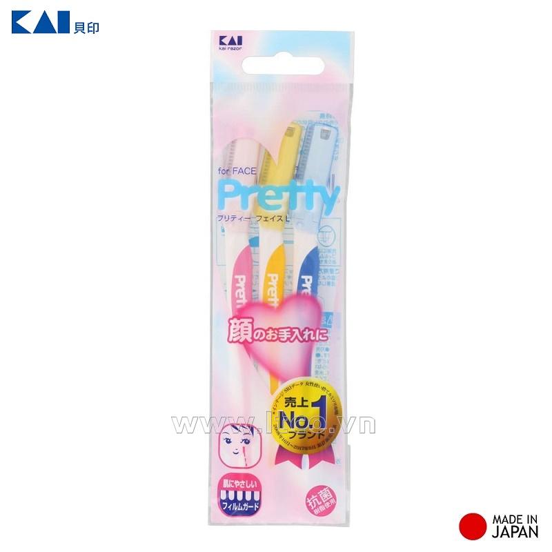 Set 03 chiếc dao cạo mặt dành cho nữ Pretty Face size L