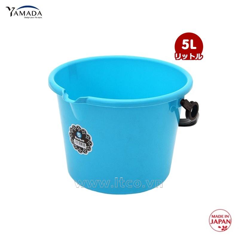 Xô nhựa Yamada 5L - Màu xanh