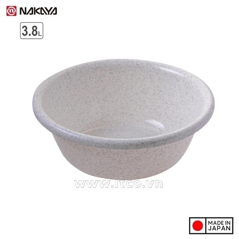 Chậu tròn Nakaya Lameru 3.8L - Màu trắng