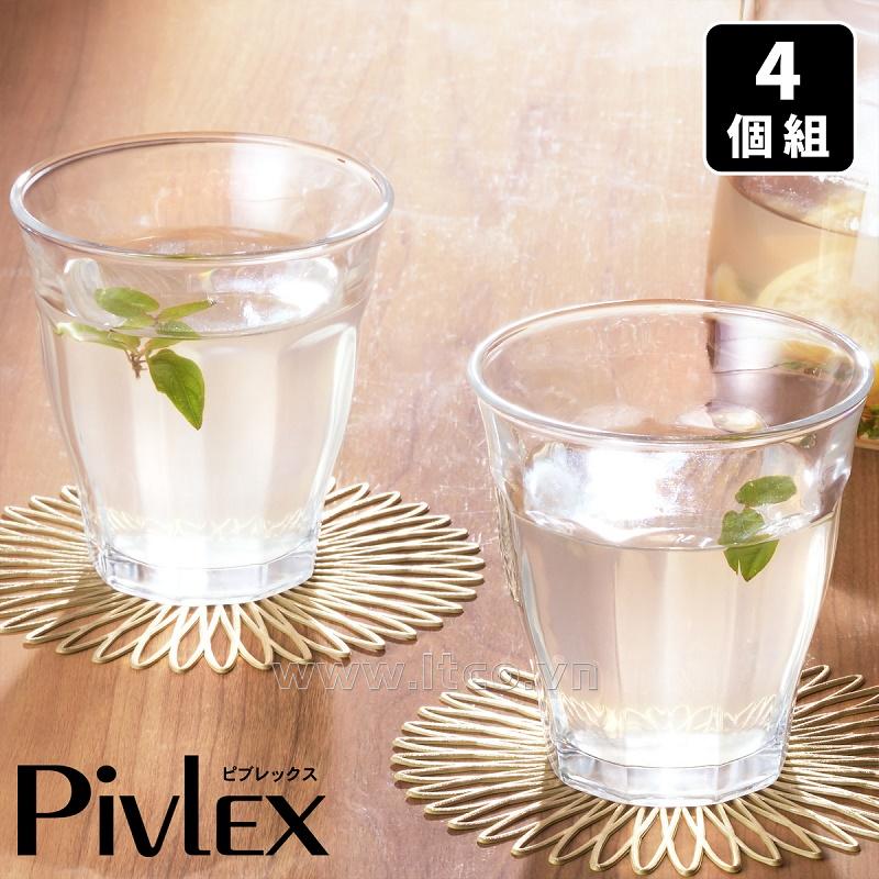 Bộ 04 cốc thủy tinh cao cấp Pivlex 240ml