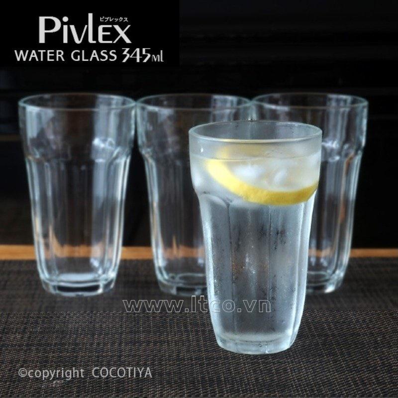 Bộ 04 cốc thủy tinh cao cấp Pivlex 345ml