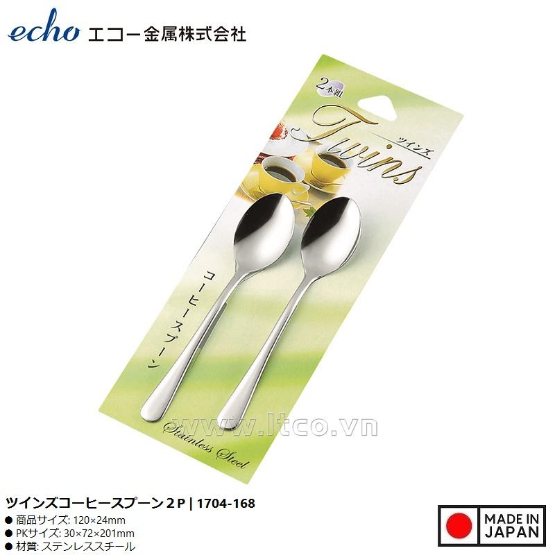 Bộ 2 chiếc thìa inox Twins! 168