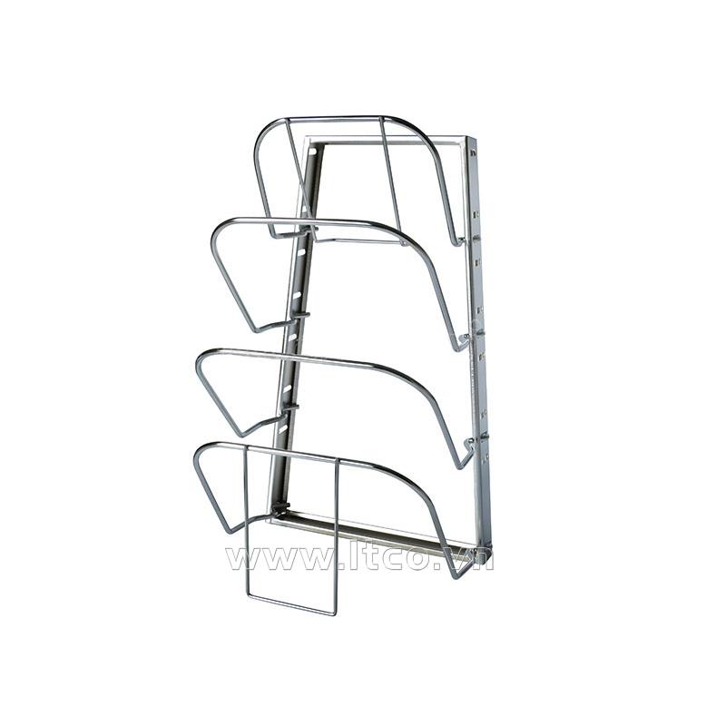 Giá úp xoong, chảo 4 tầng