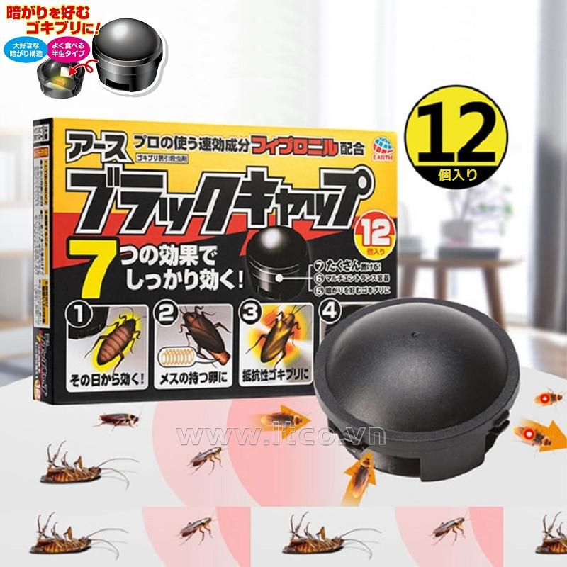 Hộp 12 viên diệt gián Nhật Bản