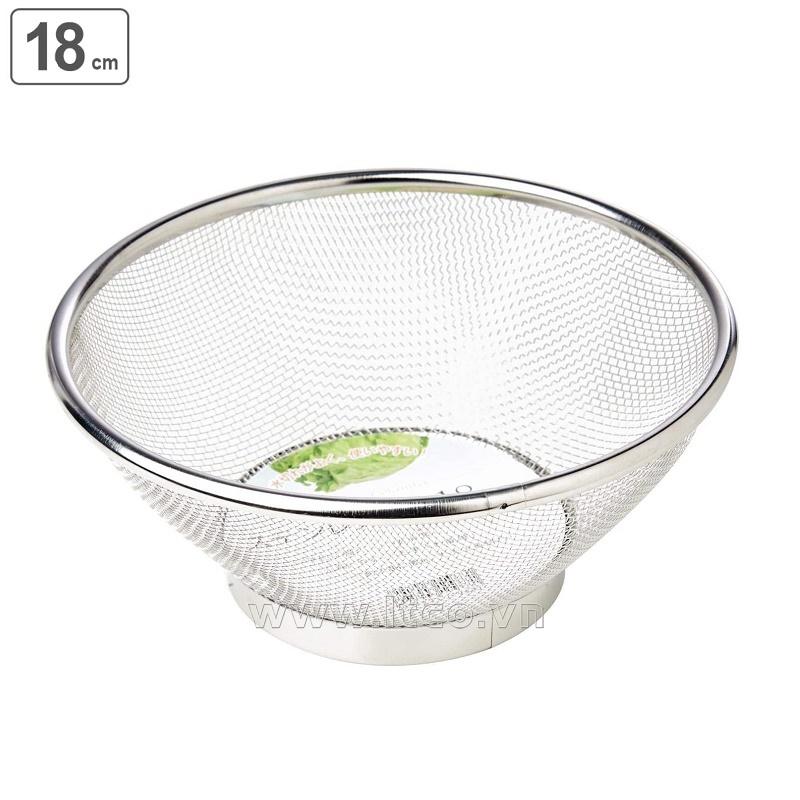 Rổ tròn đáy sâu Inox Echo Ø18cm